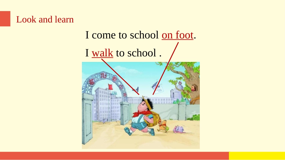 《Going to school》PPT课件(第1课时)_第3页