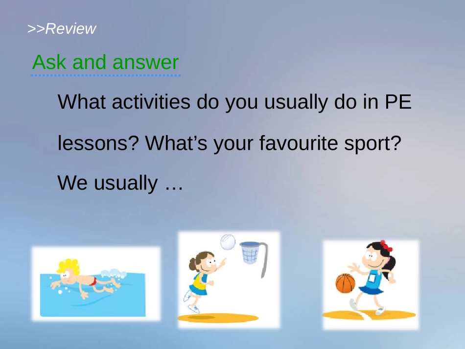 《PE lessons》PPT教学课件(第1课时)_第3页