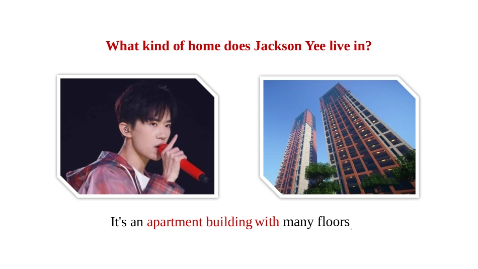 《My home is in an apartment building》SectionB PPT课件_第3页