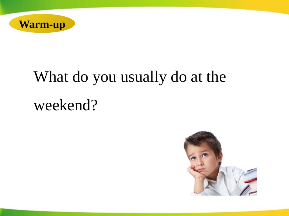 《What are you going to do at the weekends?》Making plans PPT课件_第3页