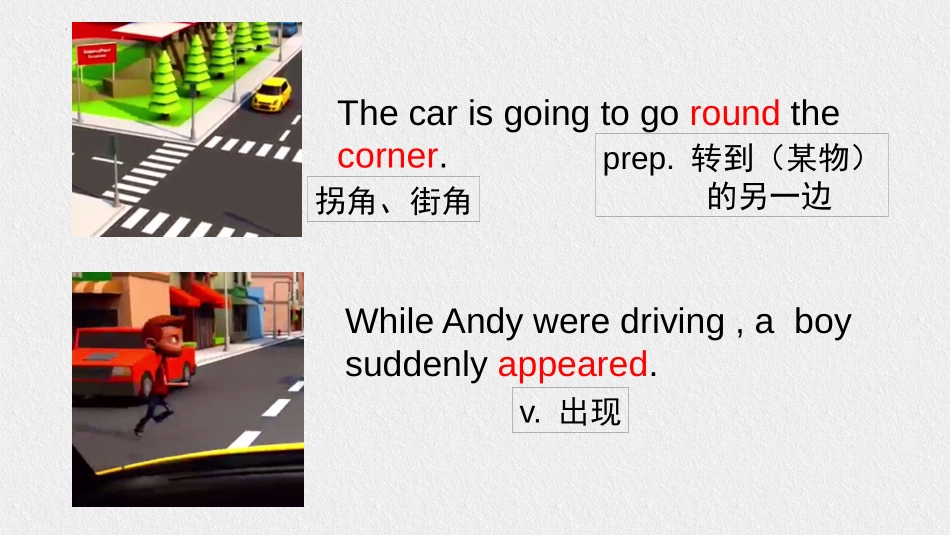 《While the lights were changing to reda car suddenly appeared》Accidents PPT免费课件_第2页