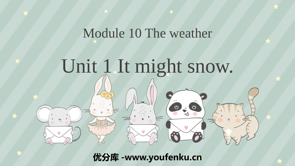 《It might snow》the weather PPT课件_第1页