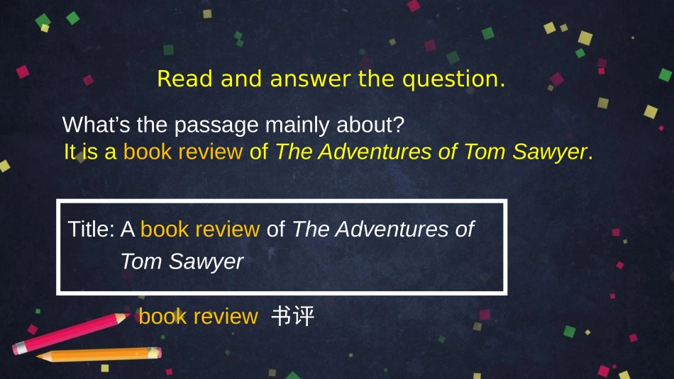 《It is still read and loved》Great books PPT免费课件_第3页