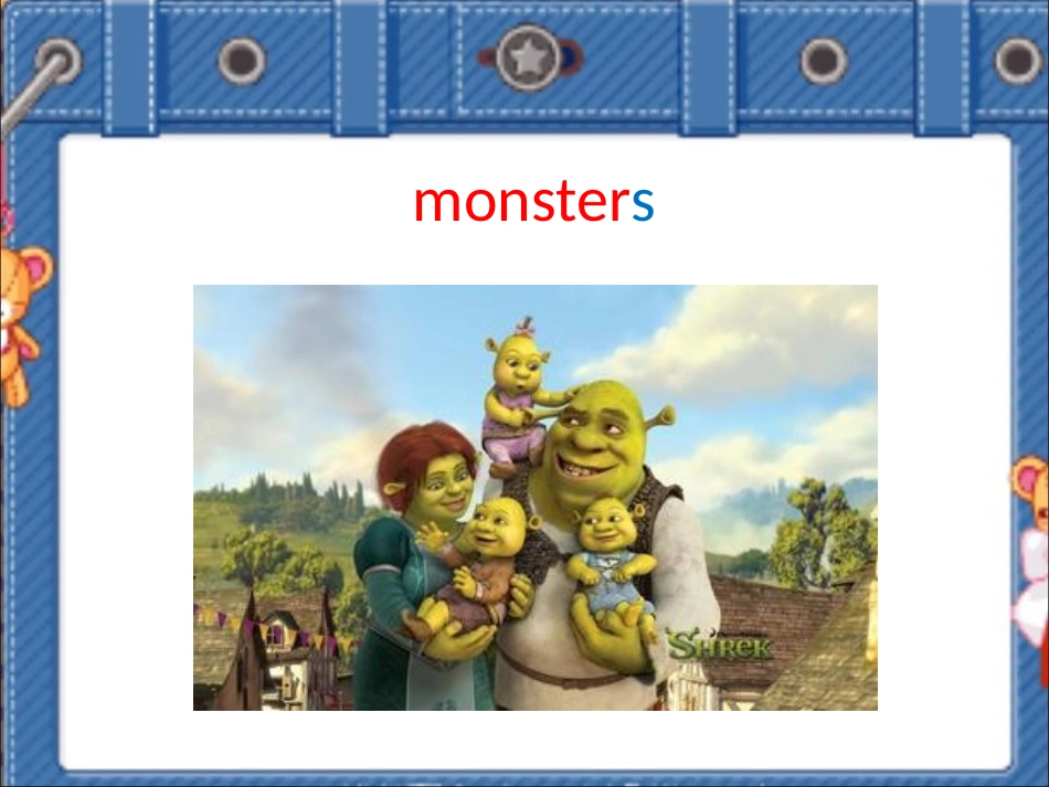 《Is it a monster?》PPT课件[外研版三年级英语]_第3页