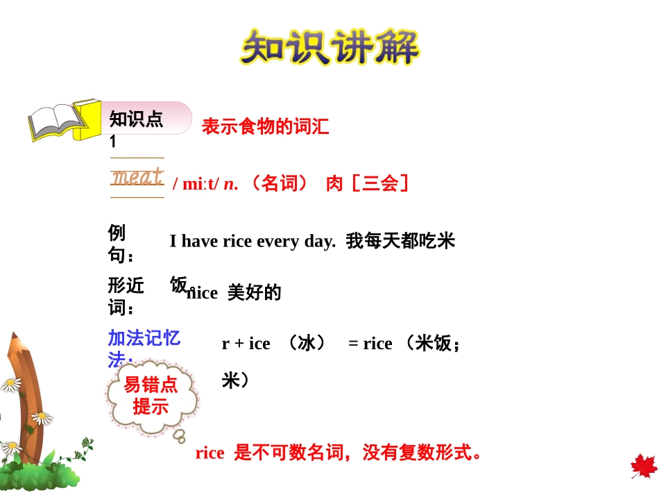 《Do you like meat?》PPT免费课件_第3页