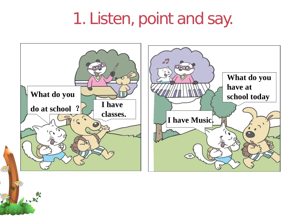 《What does Lingling have at school?》PPT精品课件_第2页