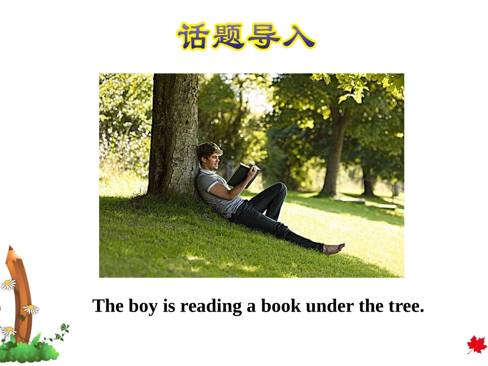 《Daming flies a kite in the park》PPT免费课件_第2页