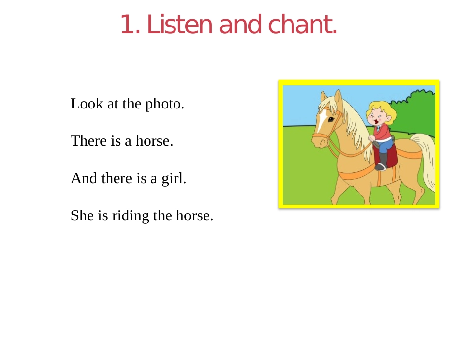 《There is a horse in this photo》PPT优质课件_第2页