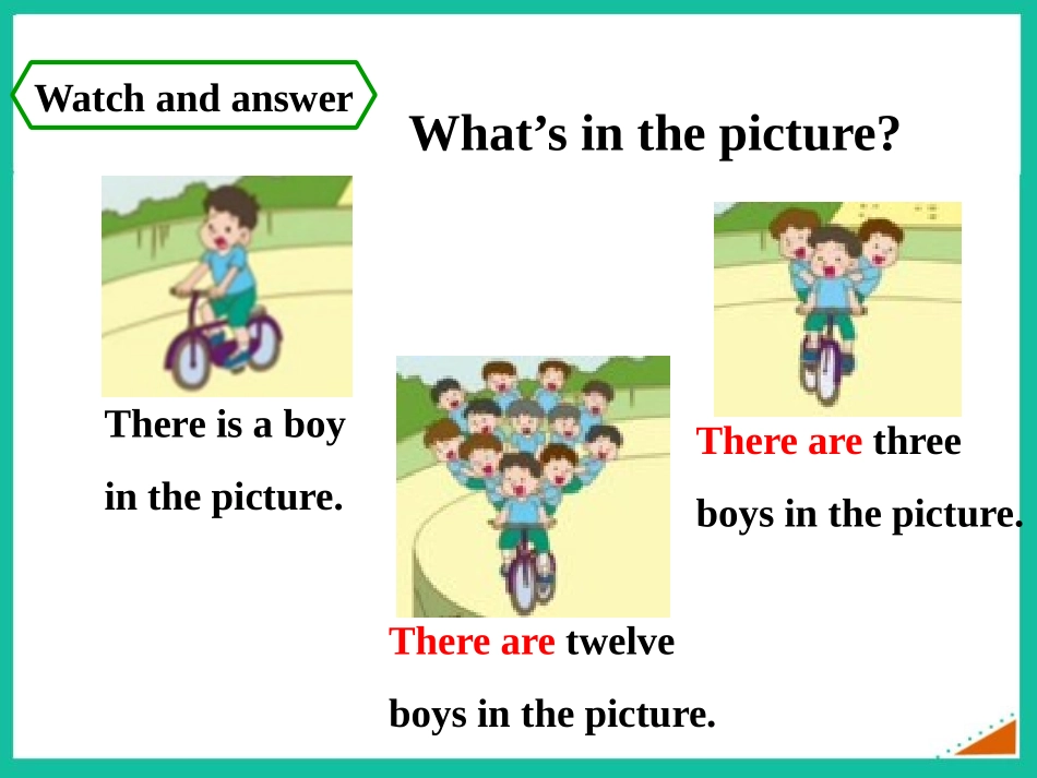 《There are twelve boys on the bike》PPT教学课件_第3页