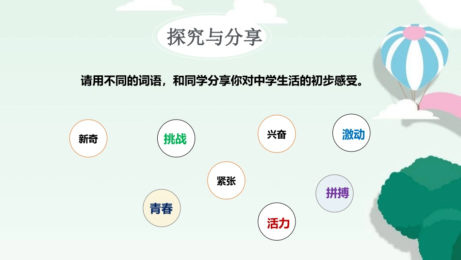 《中学序曲》PPT免费课件[七年级道德与法治上册]_第3页