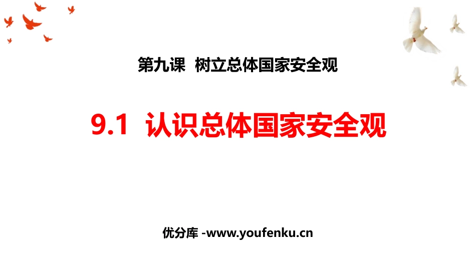 《认识总体国家安全观》PPT优质课件[八年级道德与法治上册]_第1页