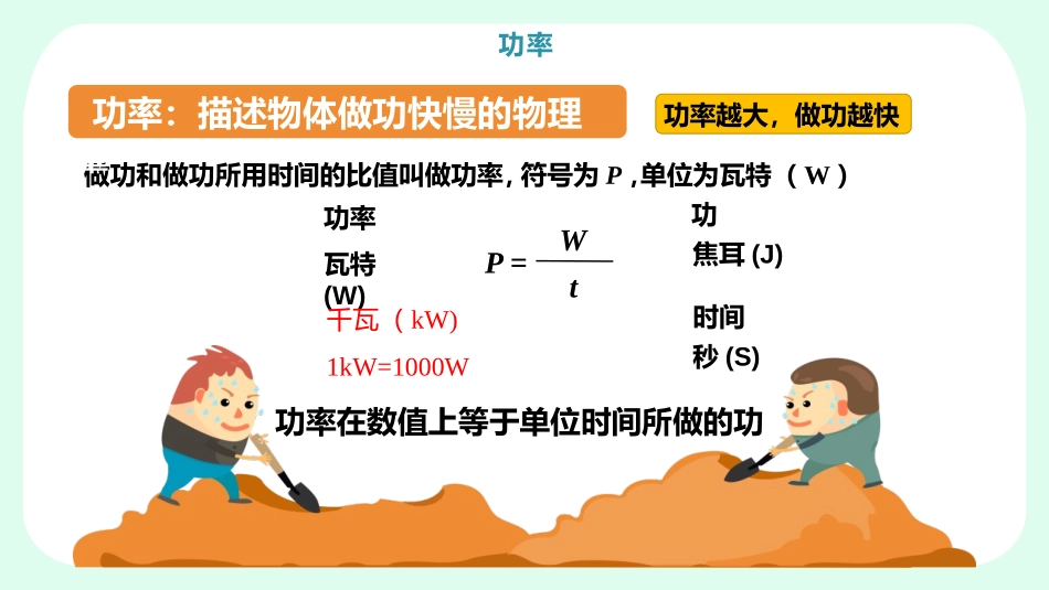 《功率》功和机械能PPT优质课件[人教版八年级物理下册]_第3页