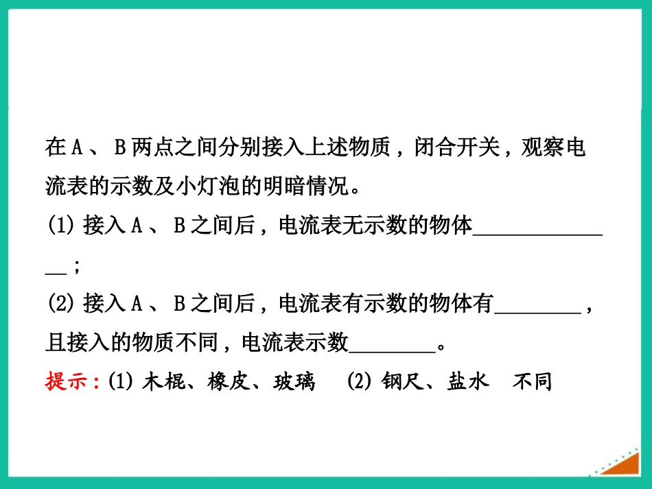 《不同物质的导电性能》简单电路PPT精品课件[北师大九年级物理]_第3页