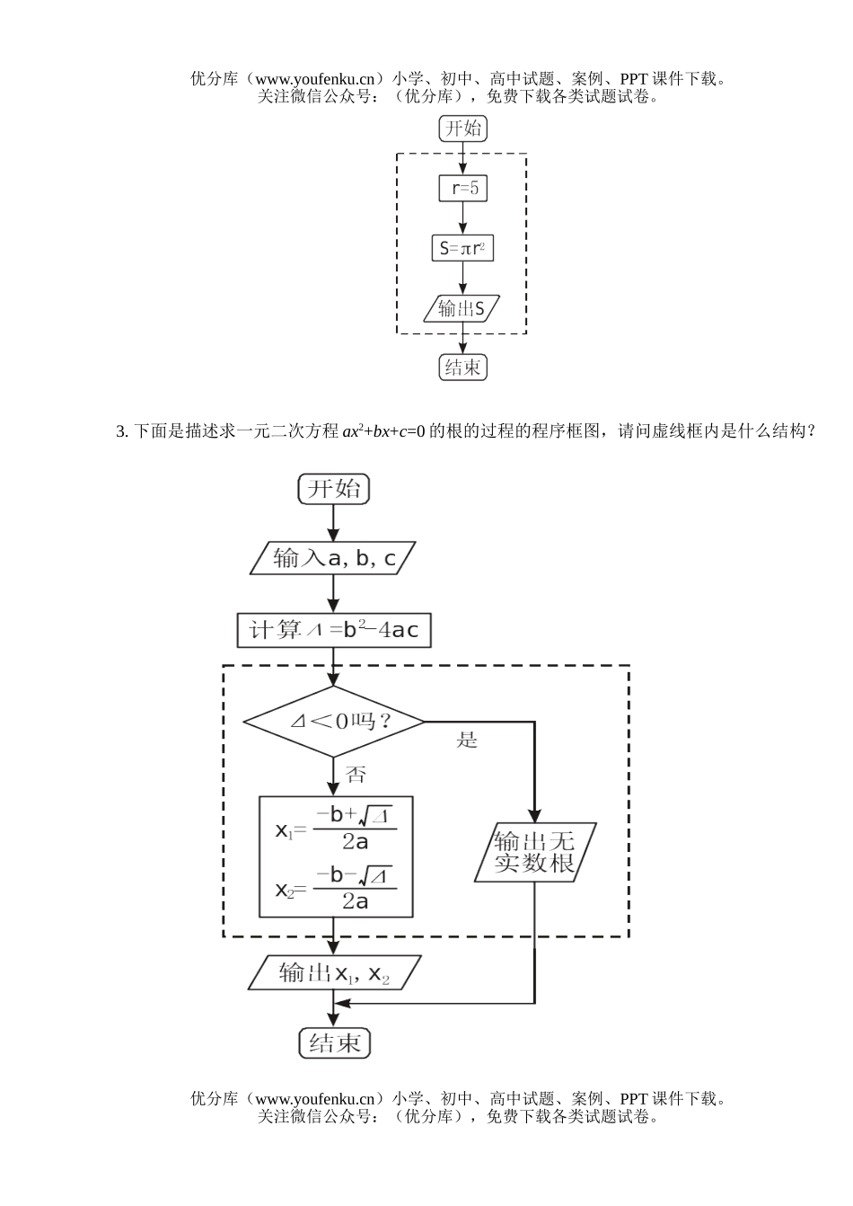 高中一年级数学必修3单元卷1试卷_第2页