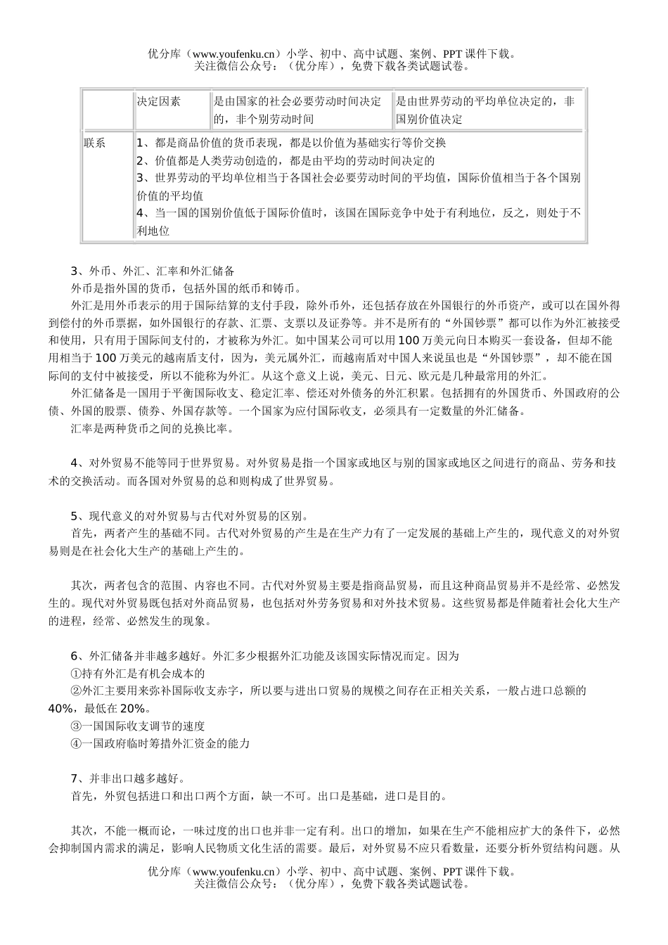 高中一年级政治下学期全套教学资料试卷_第3页