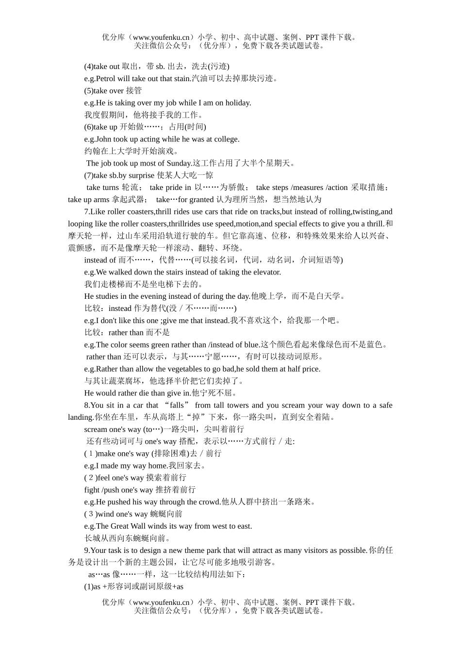 高中一年级英语下Unit 22单元测试2试卷_第3页