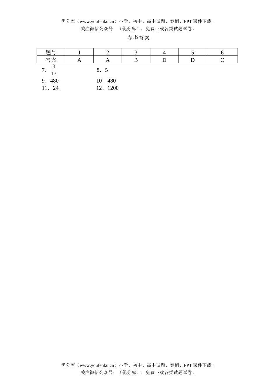 高中二年级数学(下)随堂练习25及答案试卷_第2页
