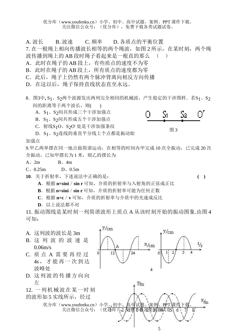 高中二年级物理第二学期月考2试卷_第2页