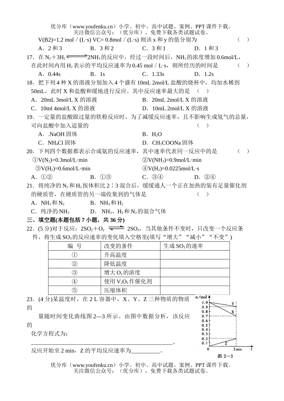 高中二年级化学同步测试-5试卷_第3页