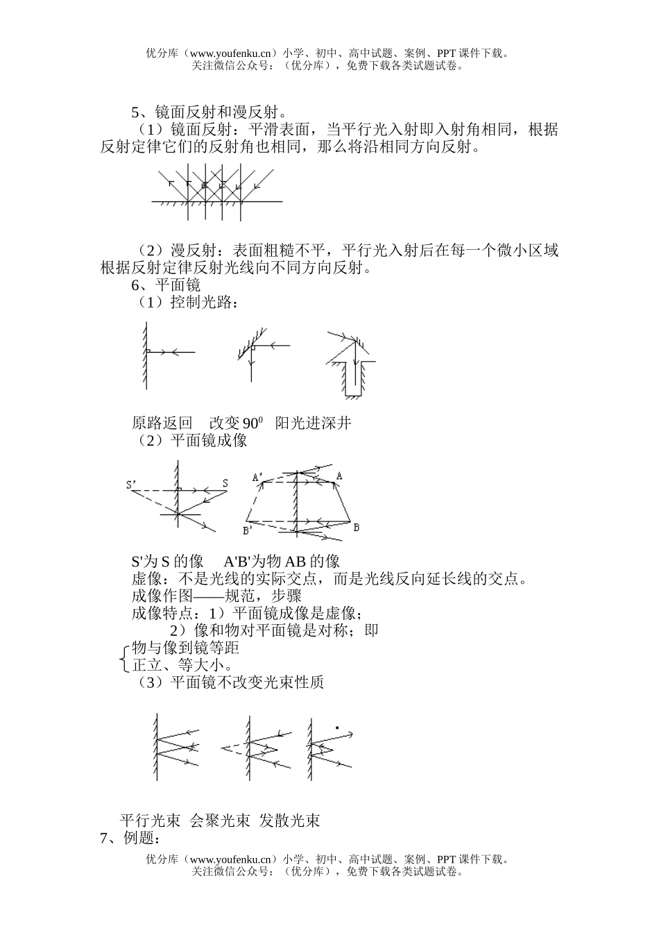 高中三年级物理几何光学试卷_第2页