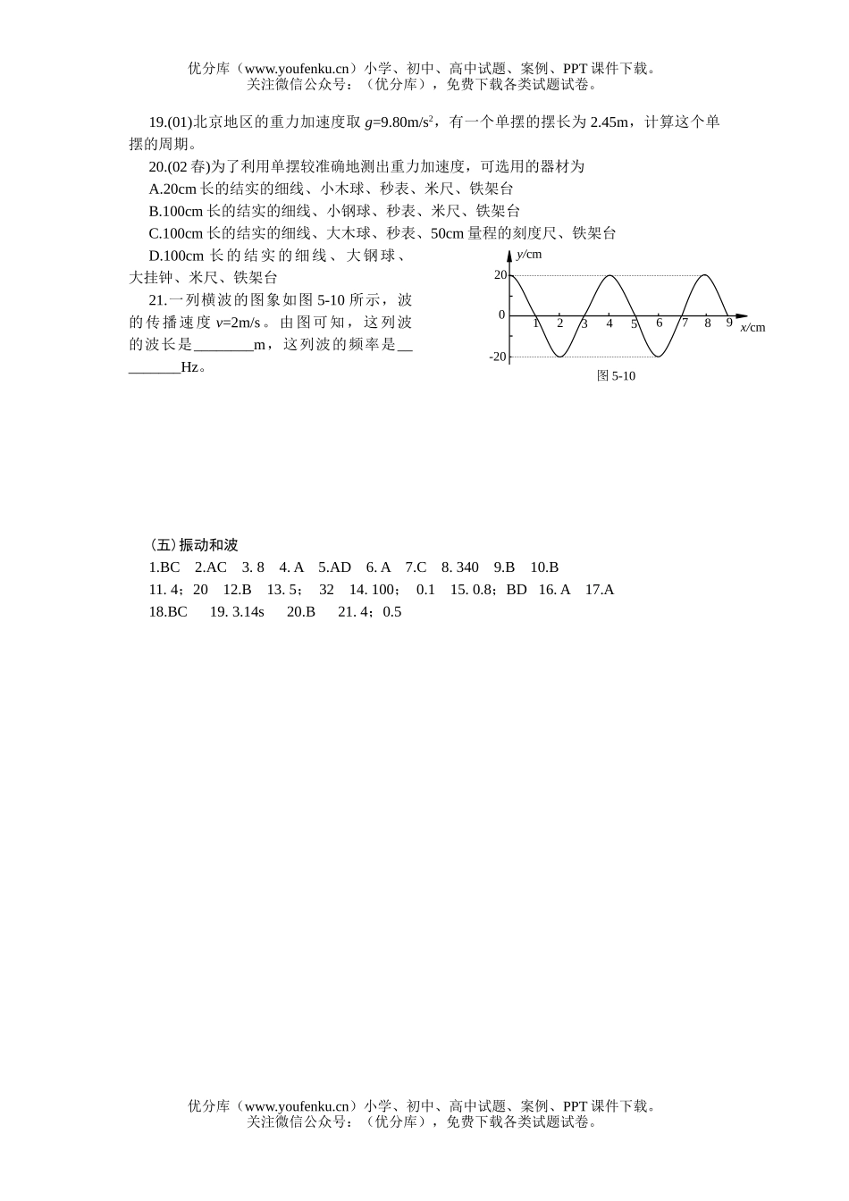 高中三年级物理会考分类汇编试卷_第3页