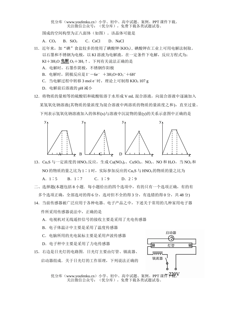 理科综合理科综合周考能力测试卷_第2页