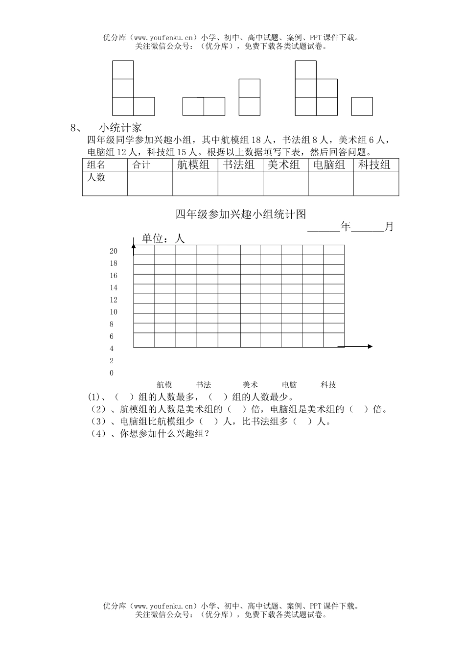 小学四年级数学苏教版上学期第一学期操作题试卷_第2页