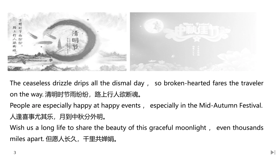 《Festivals And Celebrations》Section Ⅰ PPT课件_第3页