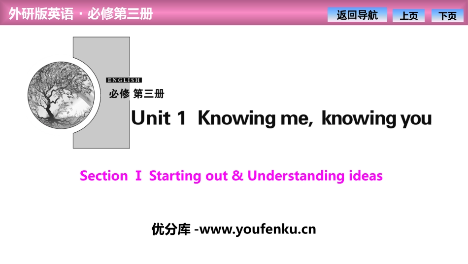 《Knowing me,knowing you》SectionⅠ PPT课件_第1页