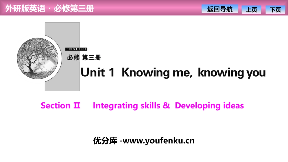《Knowing me,knowing you》SectionⅡ PPT课件_第1页
