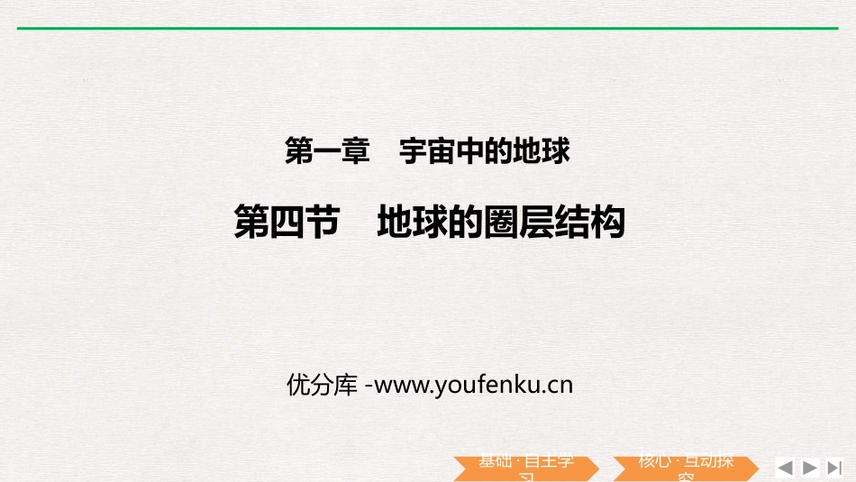 《地球的圈层结构》PPT课件[人教版高中地理必修一]_第1页