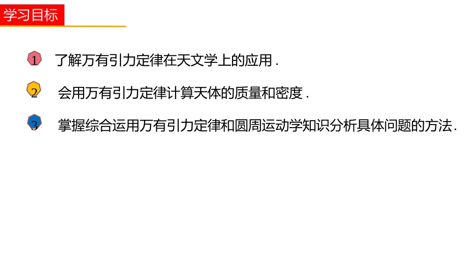 《万有引力理论的成就》万有引力与宇宙航行PPT教学课件_第2页