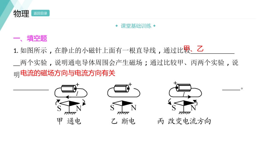 《奥斯特的发现》电磁铁与自动控制PPT精品课件[粤沪版九年级物理]_第3页