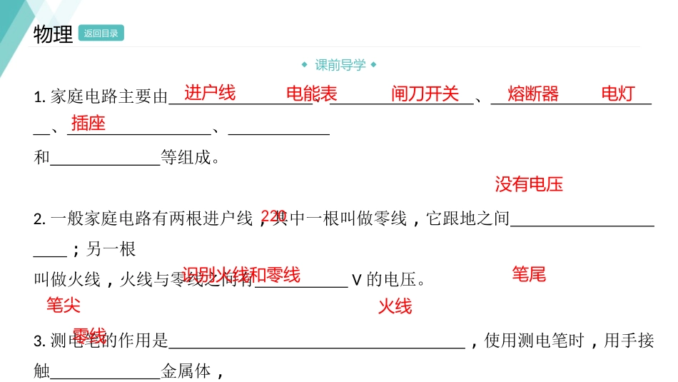 《家庭电路》家庭电路与安全用电PPT课件[粤沪版九年级物理]_第2页