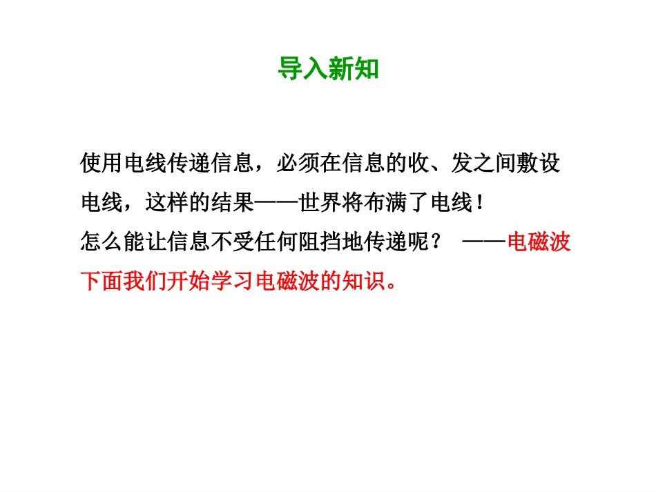 《最快的“信使”》电磁波与信息时代PPT精品课件_第3页