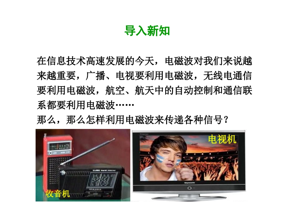 《广播电视与通信》电磁波与信息时代PPT精品课件_第3页