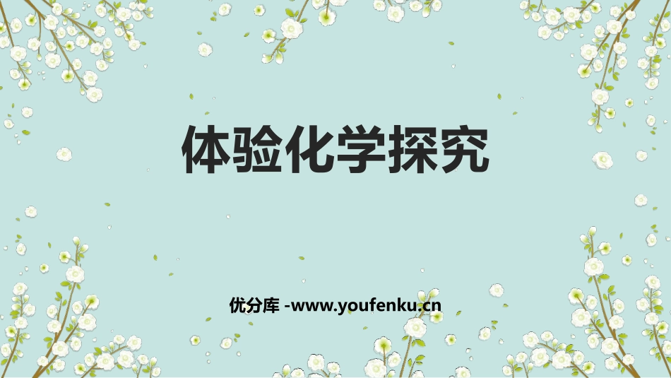 《体验化学探究》步入化学殿堂PPT课件[鲁教版九年级化学]_第1页