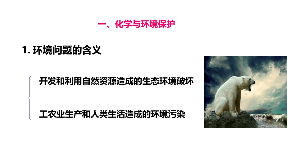 《环境保护与绿色化学》化学与可持续发展PPT教学课件_第2页