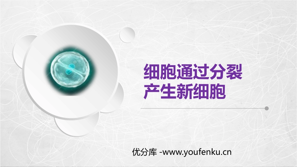《细胞通过分裂产生新细胞》PPT优质课件[人教版七年级生物]_第1页