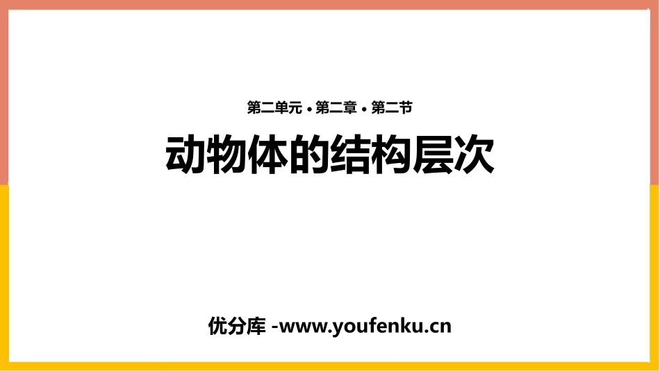 《动物体的结构层次》PPT优质课件[人教版七年级生物上册]_第1页