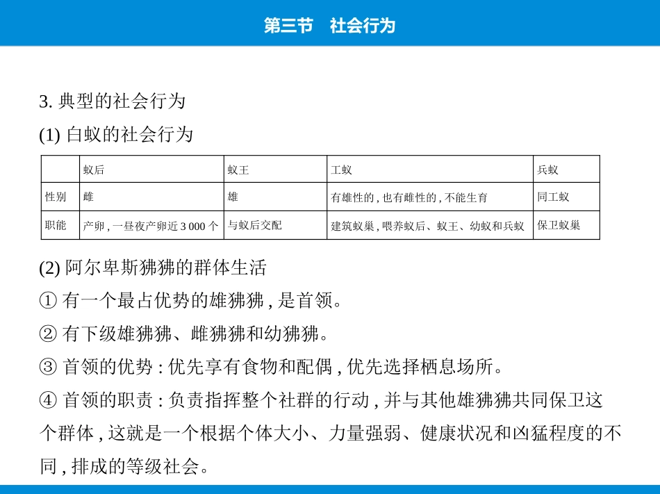 《社会行为》PPT免费课件[人教版八年级生物上册]_第3页