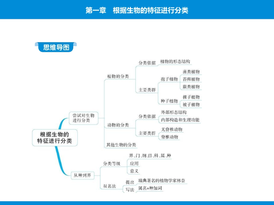 《尝试对生物进行分类》PPT课件[人教版八年级生物上册]_第2页
