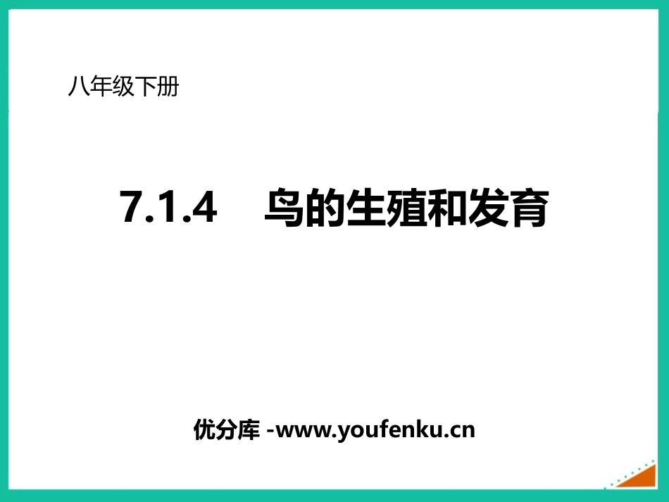 《鸟的生殖和发育》PPT优秀课件[人教版八年级生物下册]_第1页