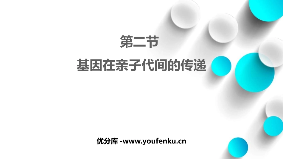 《基因在亲子代间的传递》PPT课件[人教版八年级生物下册]_第1页