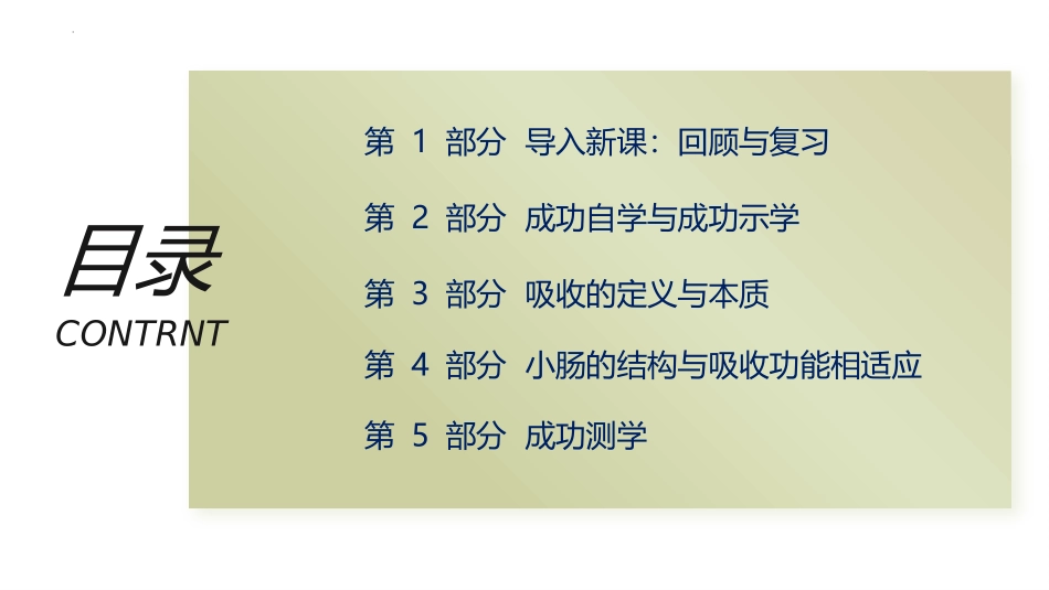 《食物的消化和营养物质的吸收》PPT精品课件(第2课时)_第2页