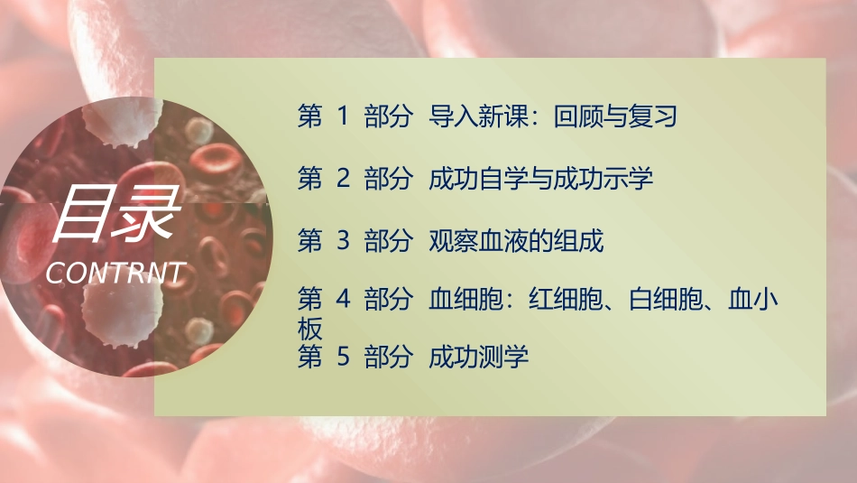 《血液》PPT(第1课时)PPT课件[北师大版七年级生物]_第1页