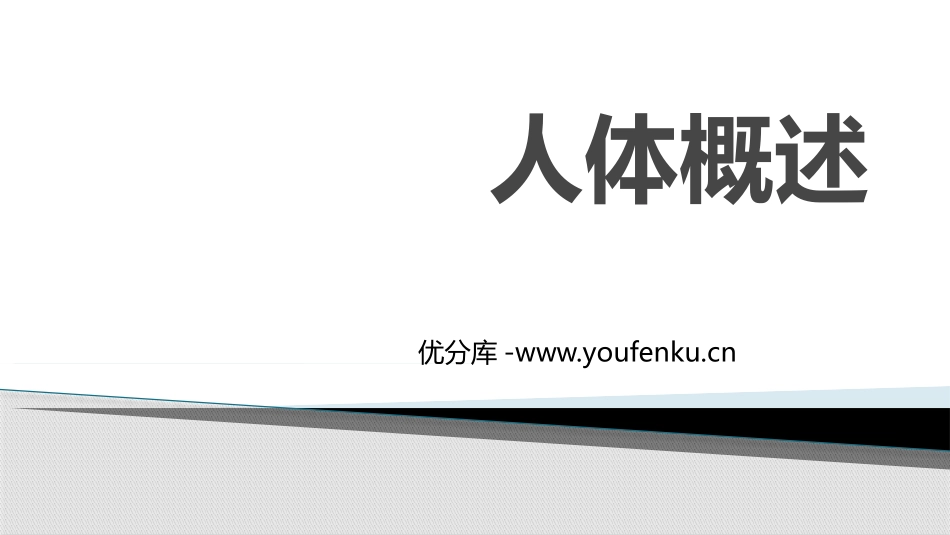 《人体概述》PPT免费课件[苏教版七年级生物下册]_第1页
