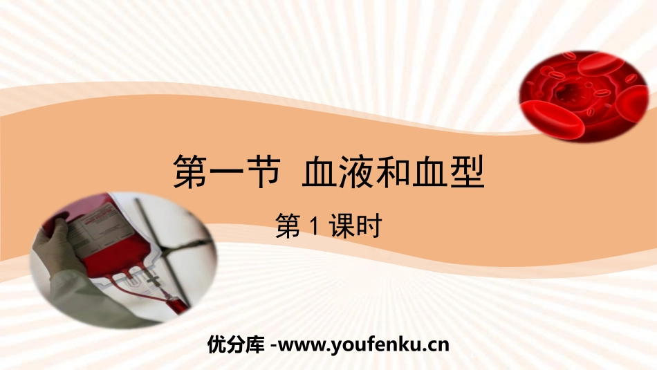《血液和血型》PPT免费课件[苏教版七年级生物下册]_第1页