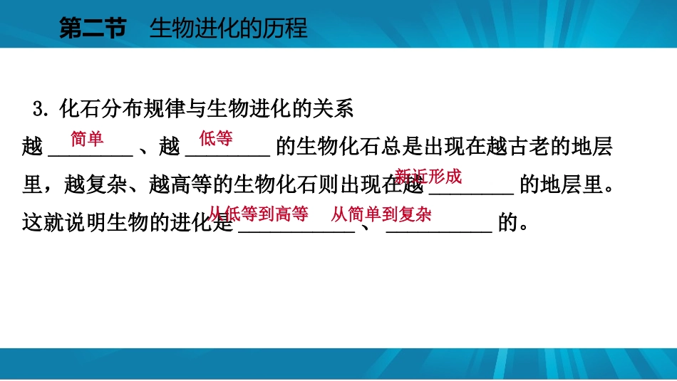 《生物进化的历程》PPT优秀课件[苏教版八年级生物上册]_第2页