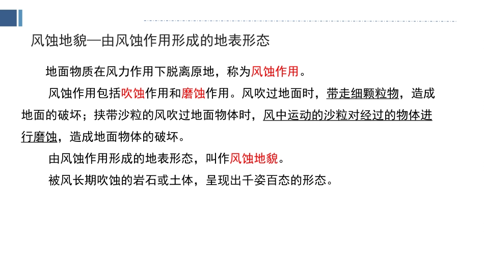 《风成地貌》地球表面形态PPT教学课件[湘教版高中地理必修一]_第3页